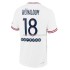 Camisola Paris Saint-Germain Georginio Wijnaldum 18 Equipamento Quarto 2021-2022 Manga Corta